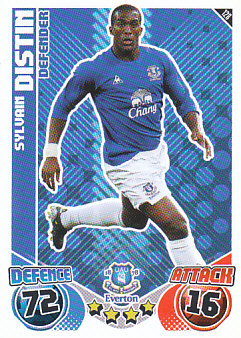 Sylvain Distin Everton 2010/11 Topps Match Attax #128